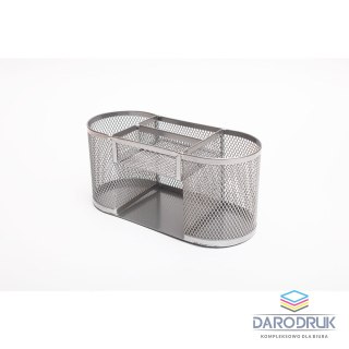 Tres Przybornik na biurko czarny metal Tres (SPW5A/CZ)