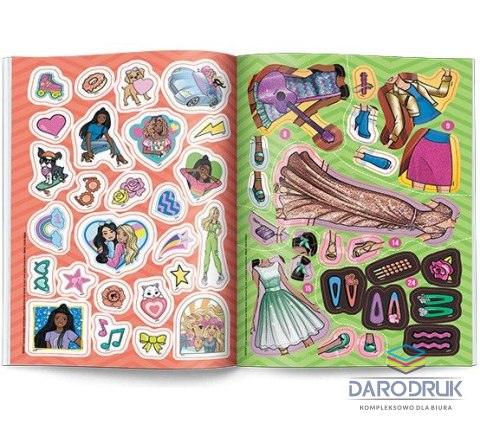 Ameet Książka dla dzieci Barbie™. Ubieranki, Naklejanki Ameet (SDU 1109)