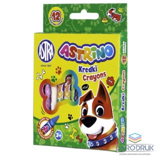 Astrino Kredki świecowe GRAFIONOWE 12 kol. Astrino (316121001)