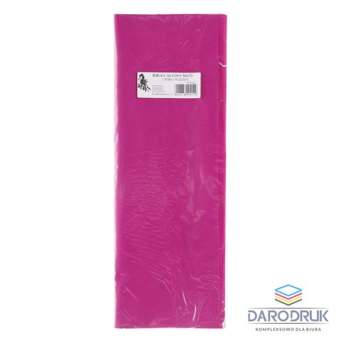 Bibuła gładka rózowa ciemna gładka różowa ciemna 700mm x 500mm (12)