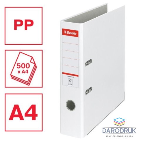 Esselte Segregator dźwigniowy Ekonomiczny A4 75mm biały Esselte (11250)
