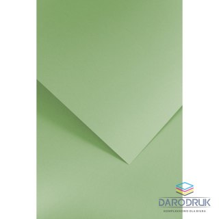 Galeria Papieru Papier ozdobny (wizytówkowy) A4 gładki zielony jasny 210g Galeria Papieru (205506)