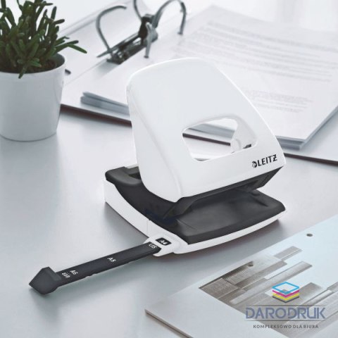 Leitz Dziurkacz NeXXt WOW biały perłowy 30k (50081001) Leitz