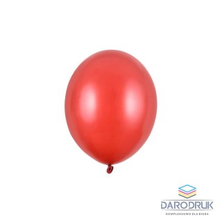 Partydeco Balon gumowy Party Deco BALONY STRONG METALLIC metalizowany 50 szt czerwony 270mm Partydeco (SB12M-007J/50)