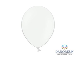 Partydeco Balon gumowy pastelowy 100 szt biały Partydeco (12P-002)