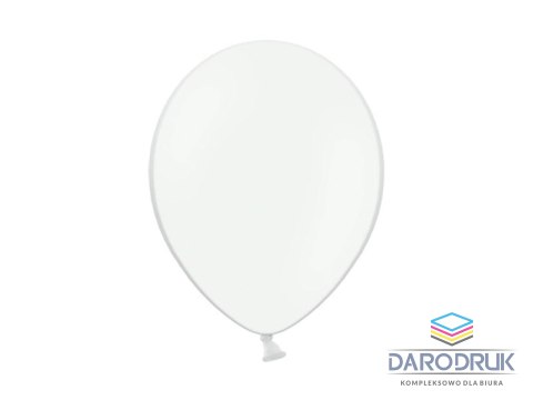 Partydeco Balon gumowy pastelowy 100 szt biały Partydeco (12P-002)