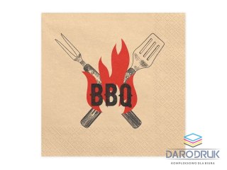 Partydeco Serwetki BBQ mix papier [mm:] 330x330 Partydeco (SP33-112)