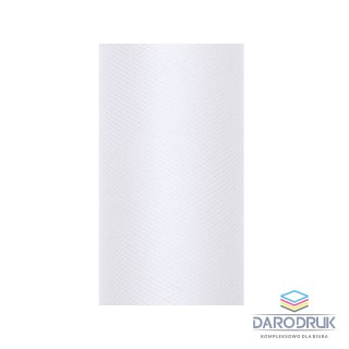Partydeco Tiul tiul 30x9 [mm x m] biały Partydeco (TIU30-008)