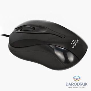 Titanum Mysz hornet 3d czarny Titanum (tm103k)