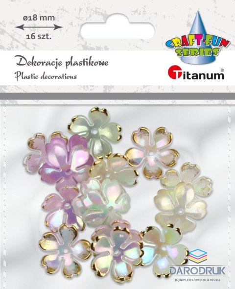 Titanum Ozdoba akrylowa Craft-Fun Series kwiatki Titanum (25NR001)