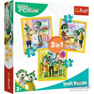Trefl Puzzle 3w1 3w1 el. Trefl (34850)