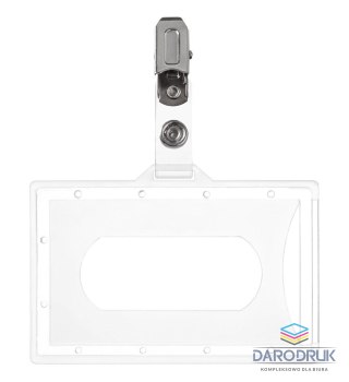 Argo Identyfikator Argo Holder z klipsem 90x56 mm (601025)