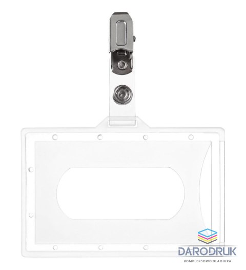 Argo Identyfikator Argo Holder z klipsem 90x56 mm (601025)