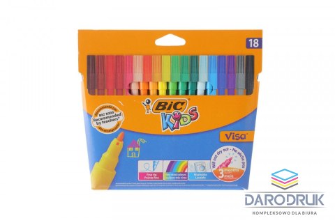 Bic Kids Flamaster Visa 18 3270220002765 18 kol. Bic Kids (8886811)