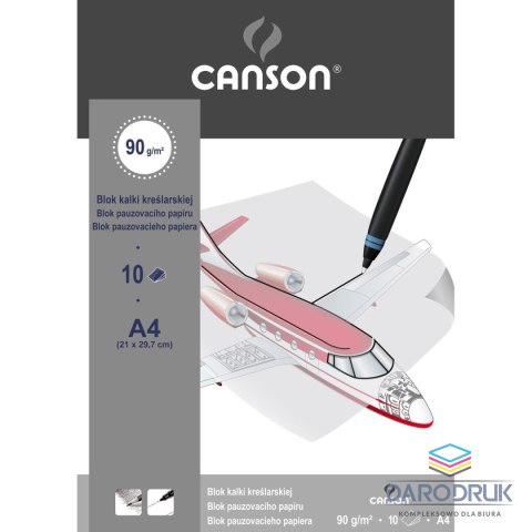 Canson Kalka kreślarska A4 bezbarwny 90g [mm:] 210x297 Canson (200005504)