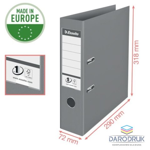 Esselte Segregator dźwigniowy No.1 Colour Breeze A4 75mm zielony Esselte (626505)