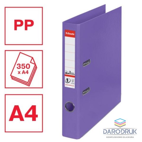 Esselte Segregator dźwigniowy No.1 Power A4 50mm fioletowy Esselte (811540)