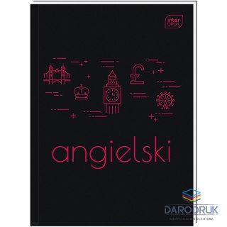 Interdruk Brulion A5 ANGIELSKI 80k. 70g krata Interdruk