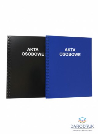 Interdruk Teczka do akt osobowych A4 czarna bigowana mix papier Interdruk (03)