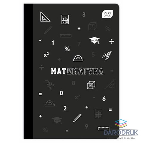 Interdruk Zeszyt tematyczny A5 Matematyka 60k. 70g krata Interdruk