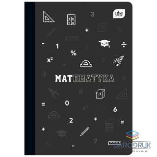 Interdruk Zeszyt tematyczny A5 Matematyka 60k. 70g krata Interdruk