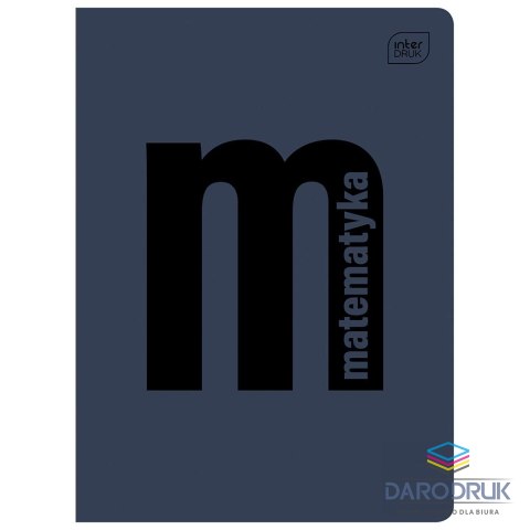 Interdruk Zeszyt tematyczny A5 Matematyka 60k. 70g krata Interdruk