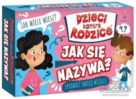 Kangur Gra karciana Dzieci kontra rodzice Jak się nazywa? Kangur