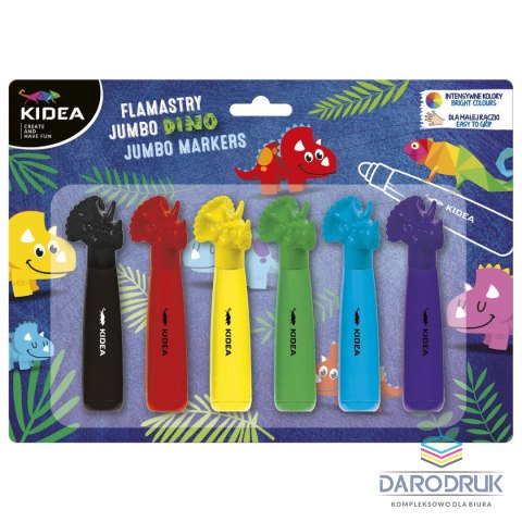Kidea Flamaster 6 kol. Kidea (FJFD6KKA)