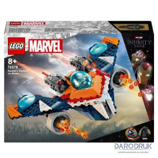 Lego Klocki konstrukcyjne Super Heroes Warbird Rocketa vs. Ronan Lego (76278)