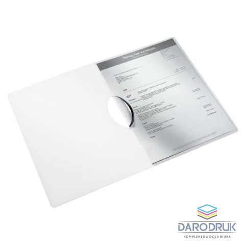 Leitz Skoroszyt A4 Wow ColorClip czarny plastik Leitz (41850095)