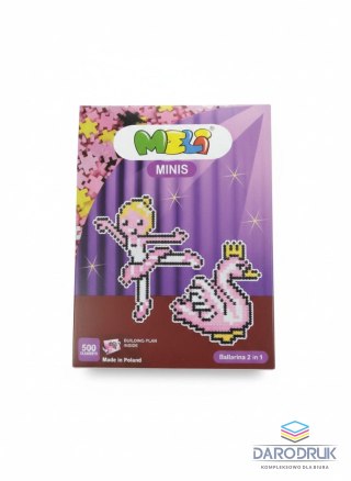 Meli Klocki plastikowe Minis Ballerina 2w1 500 el. Meli (50337)