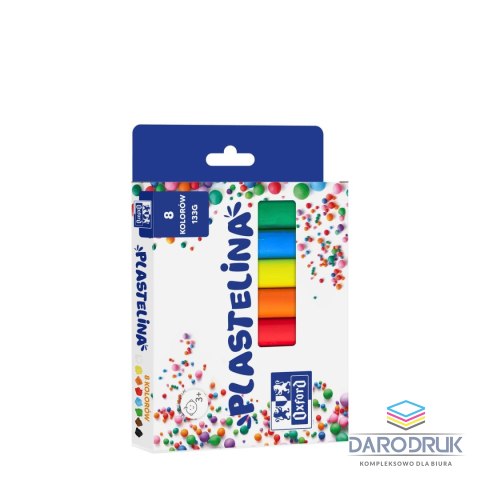 Oxford Plastelina 8 kol. mix Oxford (400167088)