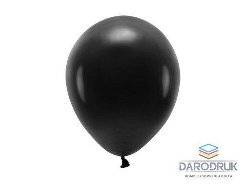 Partydeco Balon gumowy Pastel Eco Balloons czarny 260mm Partydeco (ECO26P-010)