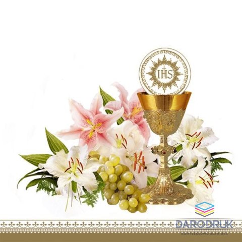 Pol-mak Serwetki komunia mix bibuła [mm:] 330x330 Pol-mak (SL ko)