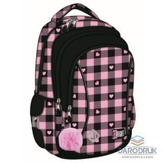 St.Right Plecak PINK CHECKEREDR 3-KOMORY St.Right (BP-26)