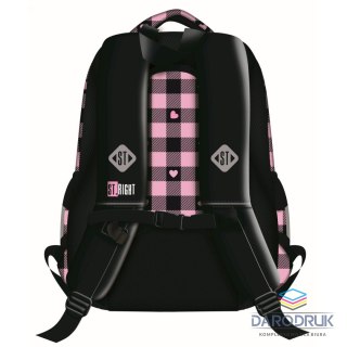 St.Right Plecak PINK CHECKEREDR 3-KOMORY St.Right (BP-26)