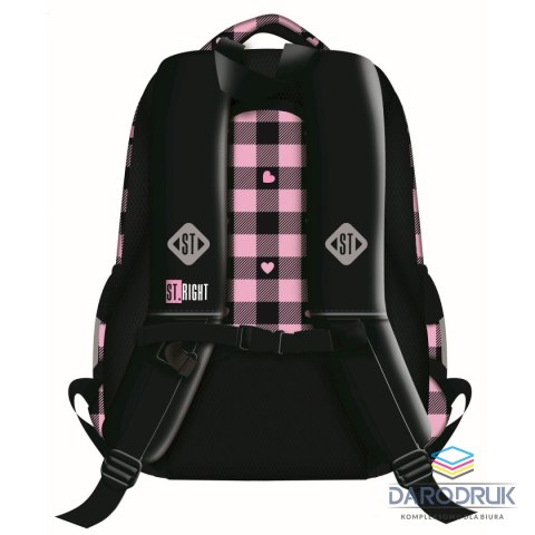 St.Right Plecak PINK CHECKEREDR 3-KOMORY St.Right (BP-26)