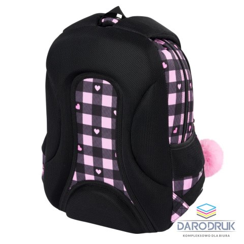St.Right Plecak PINK CHECKEREDR 3-KOMORY St.Right (BP-26)
