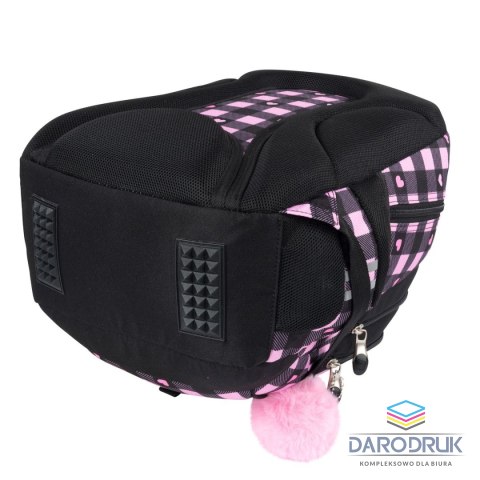 St.Right Plecak PINK CHECKEREDR 3-KOMORY St.Right (BP-26)