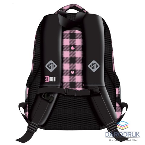 St.Right Plecak PINK CHECKEREDR 3-KOMORY St.Right (BP-26)