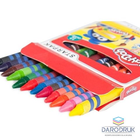 Starpak Kredki świecowe Play-Doh 12 kol. Starpak (453892)
