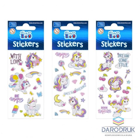 Sticker Boo Naklejka (nalepka) Unicorn 2 Sticker Boo (498840)