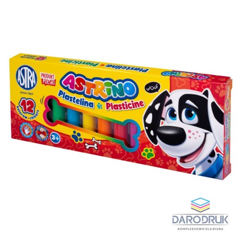 Astrino Plastelina 12 kol. mix Astrino (303221003)