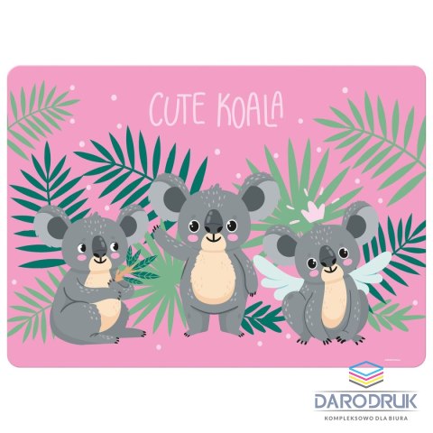 Derform Podkład na biurko Koala mix PVC PCW Derform (PLAKOA10)