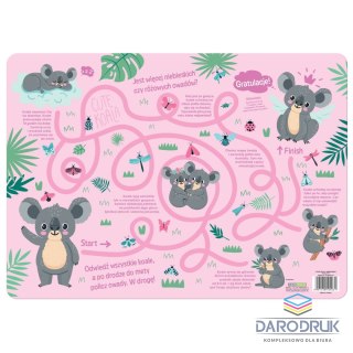Derform Podkład na biurko Koala mix PVC PCW Derform (PLAKOA10)