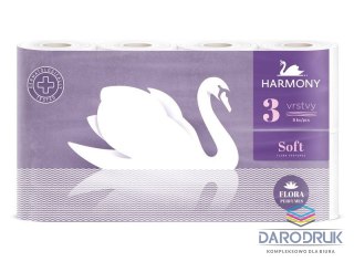 Harmony Papier toaletowy Soft Flora Aroma a'8 kolor: biały Harmony