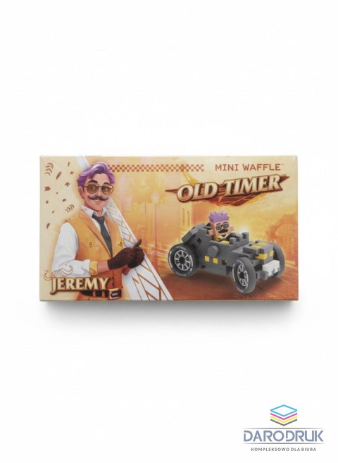 Marioinex Klocki konstrukcyjne Mini Waffle 50el Cars: Grey Old Timer Marioinex