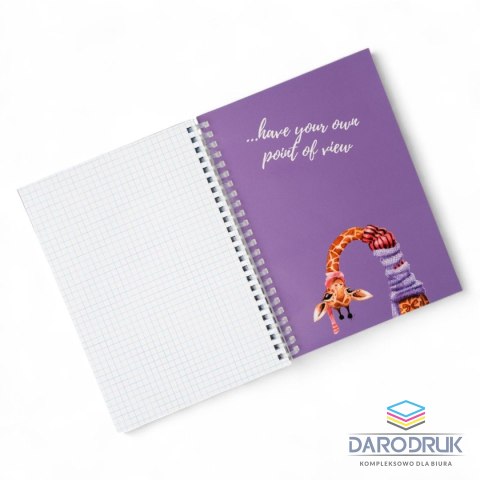 Narcissus Notes (notatnik) A5 zyrafa 80k. krata Narcissus