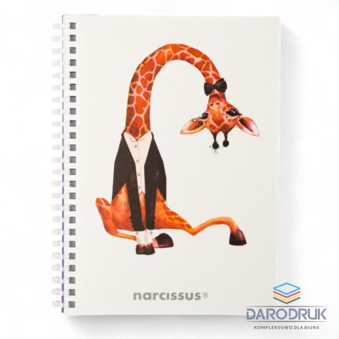 Narcissus Notes (notatnik) A5 zyrafa 80k. krata Narcissus