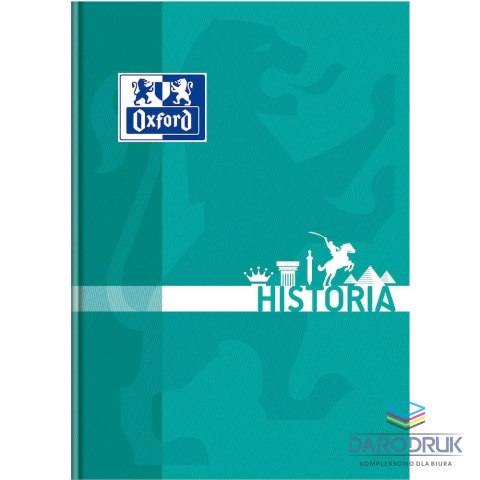 Oxford Brulion A5 historia tematyczny 80k. 90g krata [mm:] 148x210 Oxford (400128283)